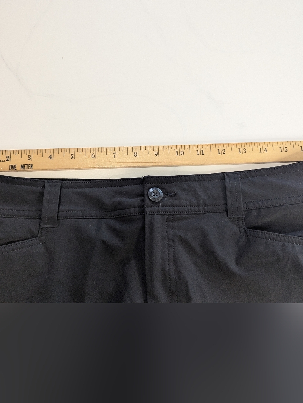 Eddie Bauer Skort Womens 10 Black Zip Fly Flat Front Casual Pockets Golf Outdoor - Picture 5 of 8